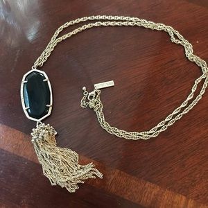 Kendra Scott Rayne Gold Long Pendant Necklace